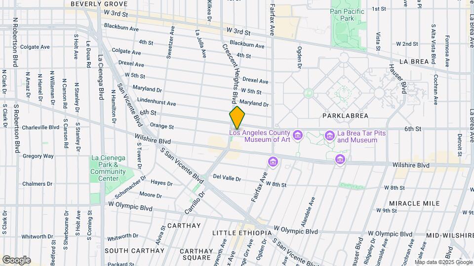 6231 Orange St Map and Location Details