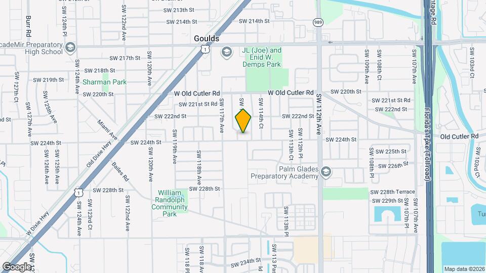 11545 SW 224th St Map and Location Details