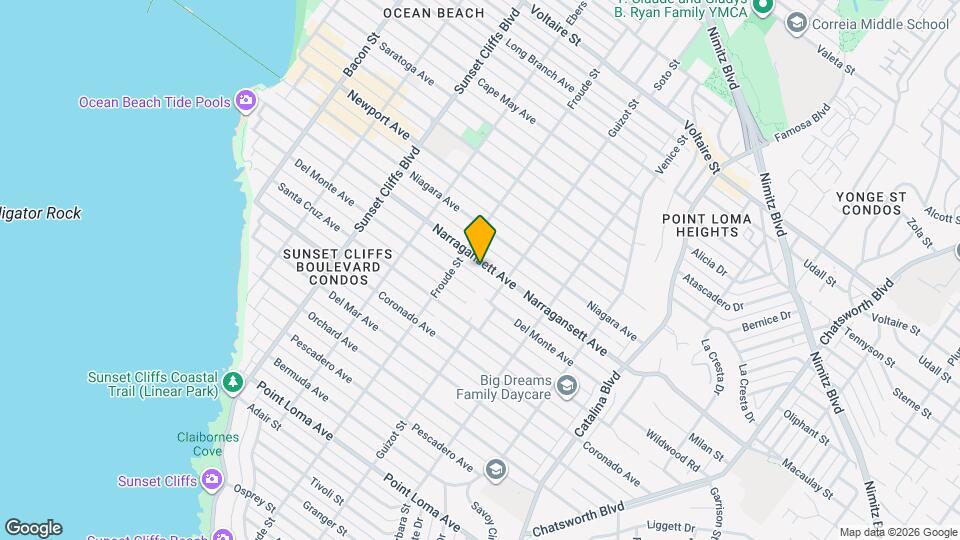 4551 Narragansett Ave Map and Location Details