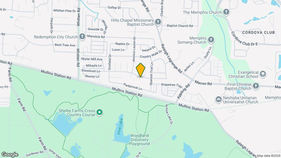 7035 Showboat Ln Map and Location Details