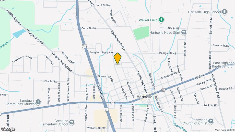 405 Woodland St NW Map and Location Details