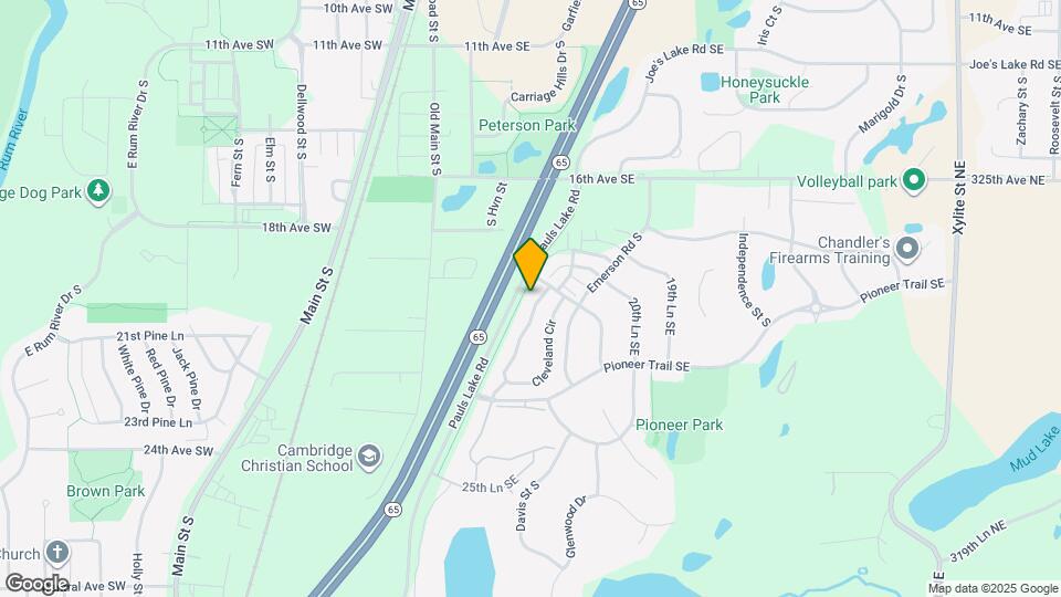 2110 Cleveland Ln S Map and Location Details