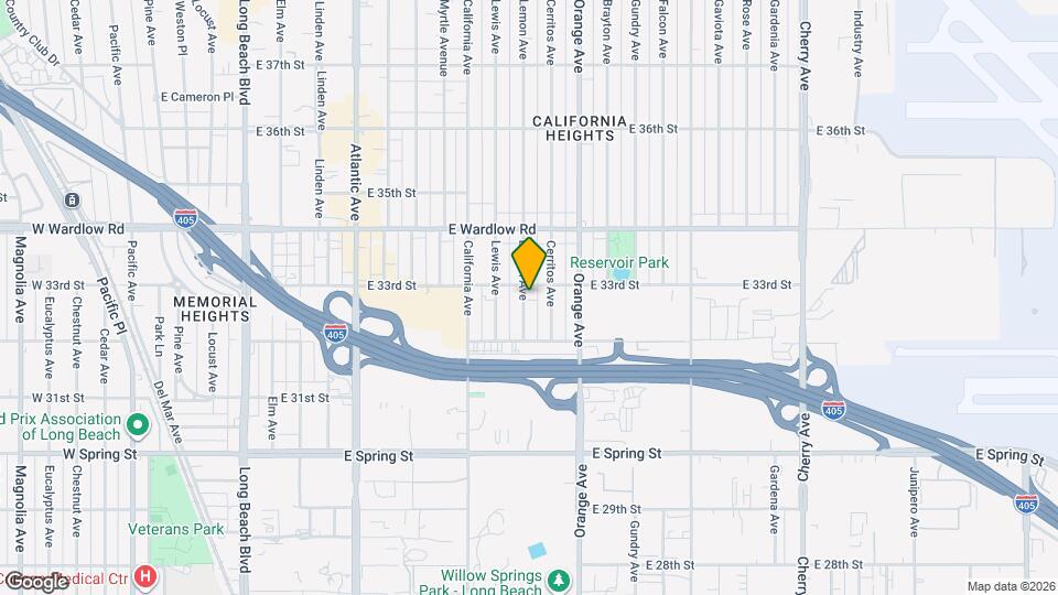 3280-3282 Lemon Ave Map and Location Details