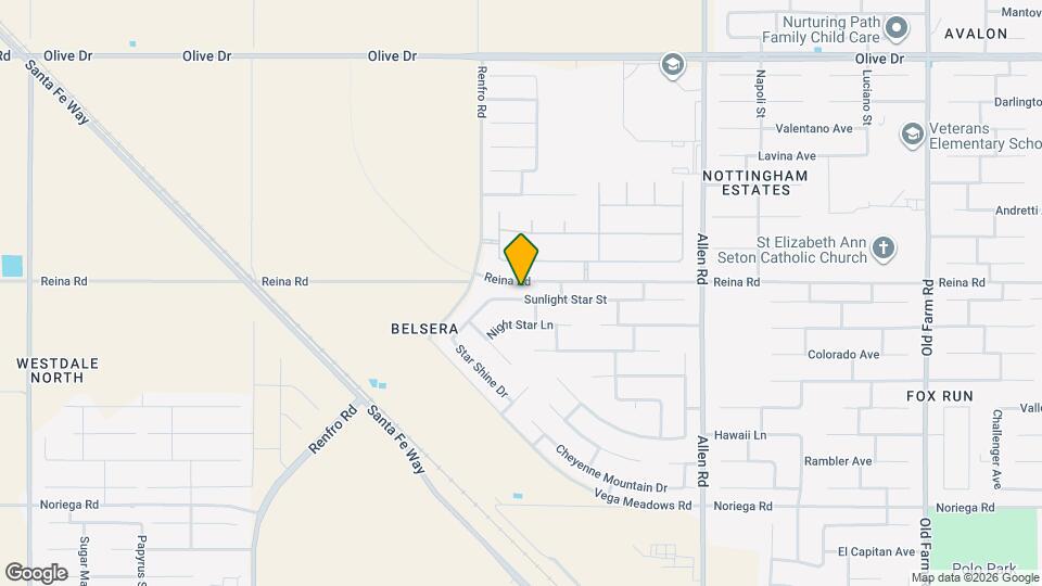 13508 Sunlight Star St Map and Location Details