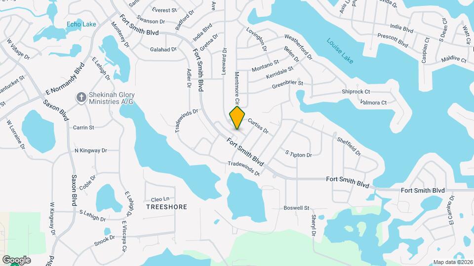 702 Leeward Dr Map and Location Details