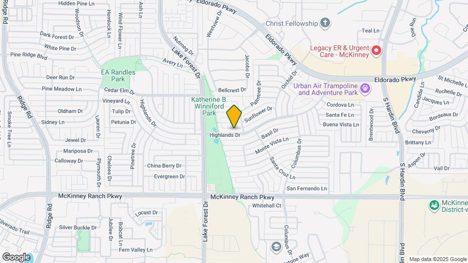 4806 Highlands Dr Map and Location Details