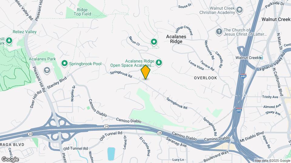 1600 Springbrook Rd Map and Location Details