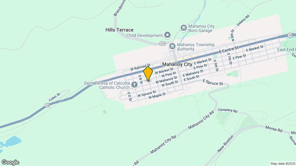 403 W Mahanoy St Map and Location Details