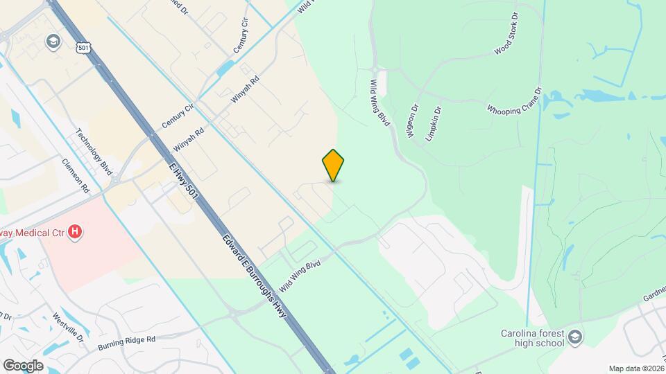 1032 Fairway Ln Map and Location Details