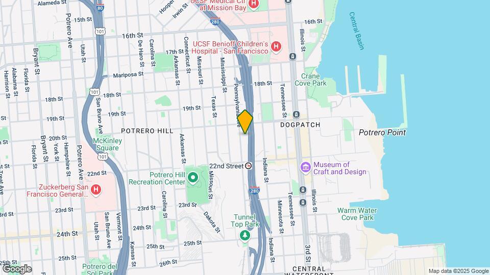 569 Pennsylvania Ave Map and Location Details