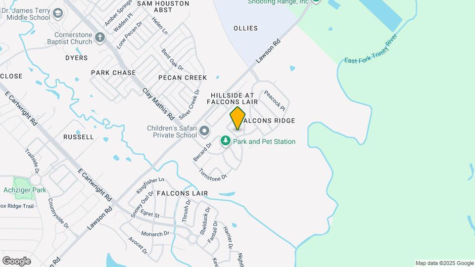 3628 Redstart Dr Map and Location Details