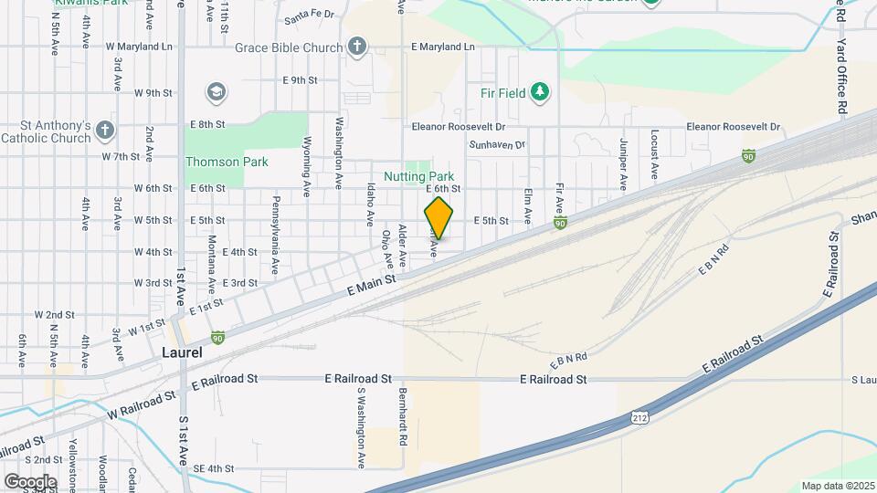 901 E 4th St Map and Location Details