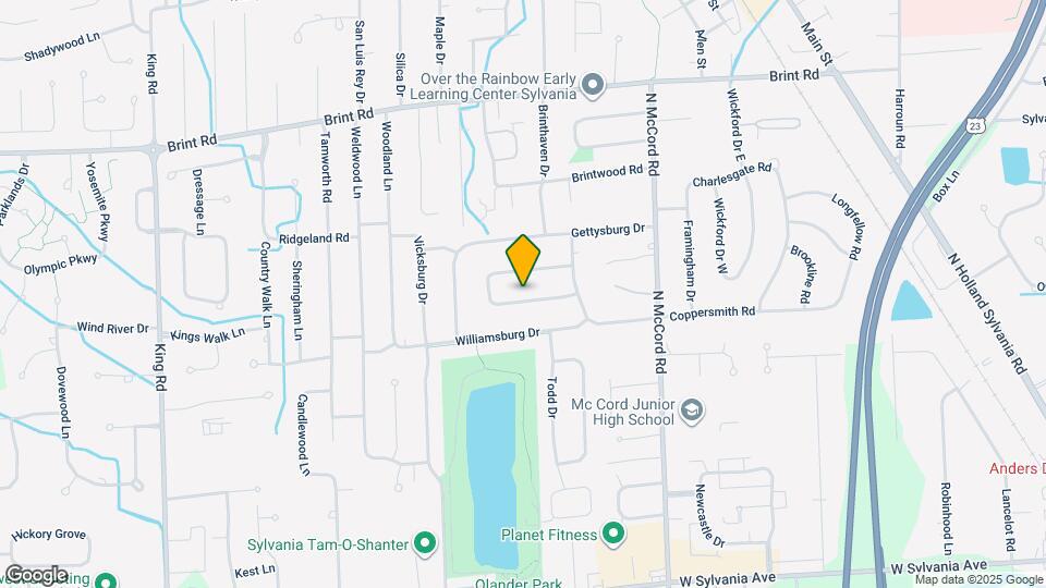 6912 Fredericksburg Dr S Mapa y Detalles de la Ubicación