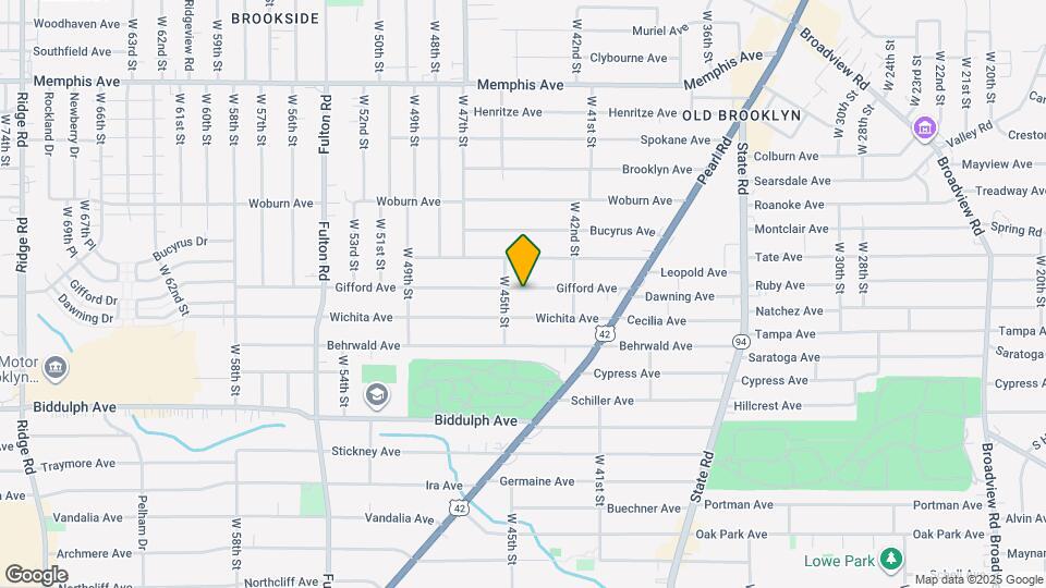 4409 Gifford Ave Map and Location Details