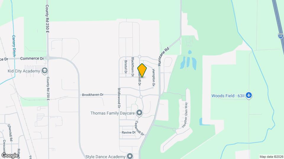 2287 Cedarmill Dr Map and Location Details