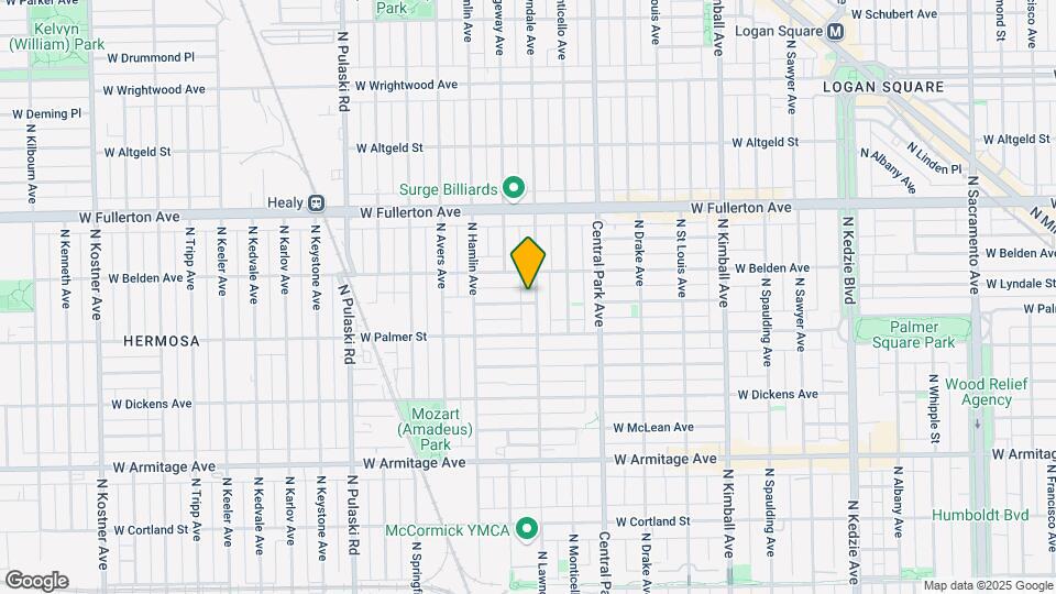 2234 N Lawndale Ave Mapa y Detalles de la Ubicación