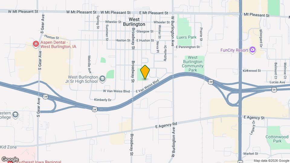 Hawthorne Townhomes Mapa y Detalles de la Ubicación