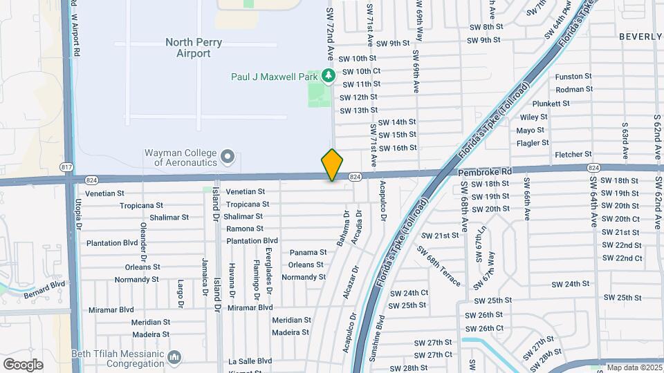 7221 Venetian St Mapa y Detalles de la Ubicación