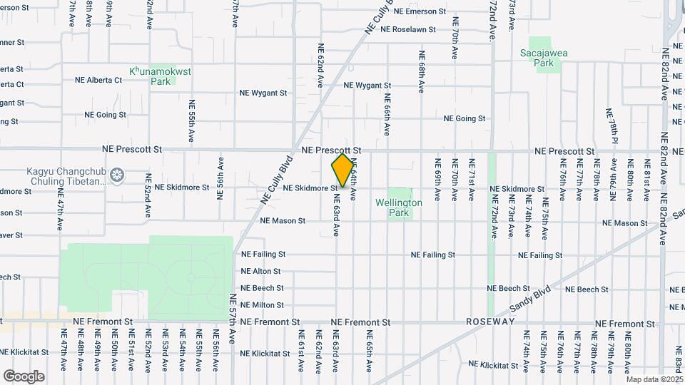 6310 NE Skidmore St Map and Location Details