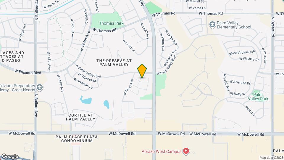 2225 N 140th Dr Map and Location Details