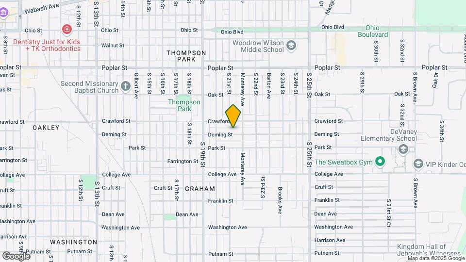 2042 Deming St Map and Location Details
