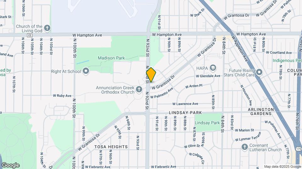 9134 W Grantosa Dr Map and Location Details