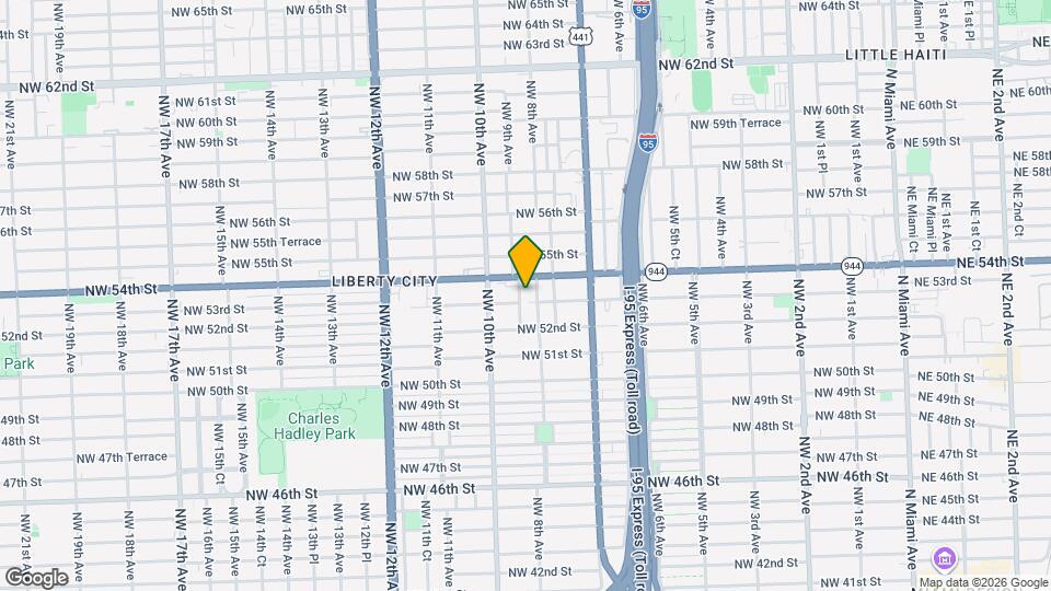 5321 NW 9th Ave Map and Location Details