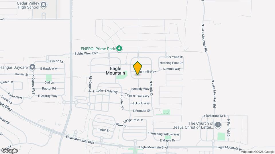 2105 Eagle Crest Way Mapa y Detalles de la Ubicación