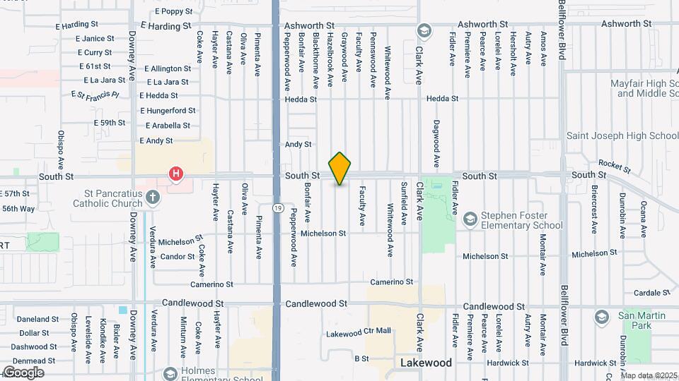5728 Hazelbrook Ave Map and Location Details