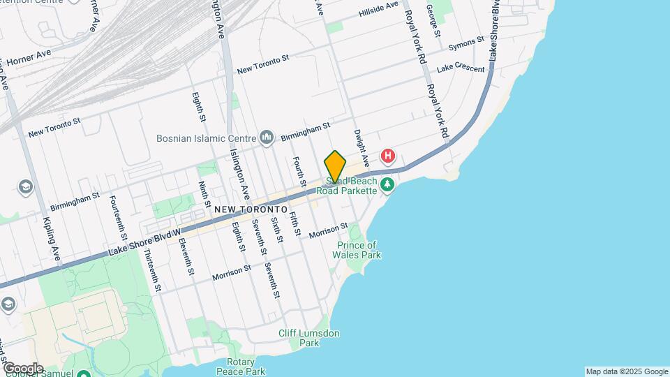 2791 Lake Shore Blvd W Map and Location Details