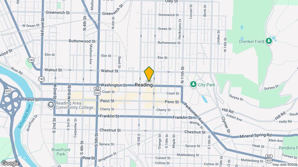 837 Washington St Mapa y Detalles de la Ubicación