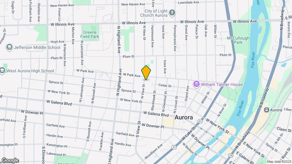 305 N View St Map and Location Details