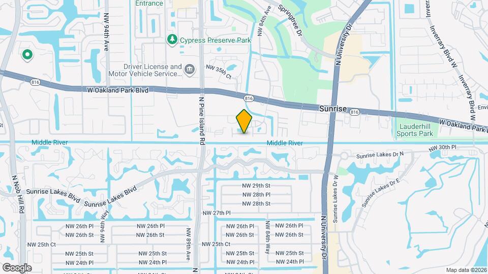 8500 NW 31st Ct Map and Location Details