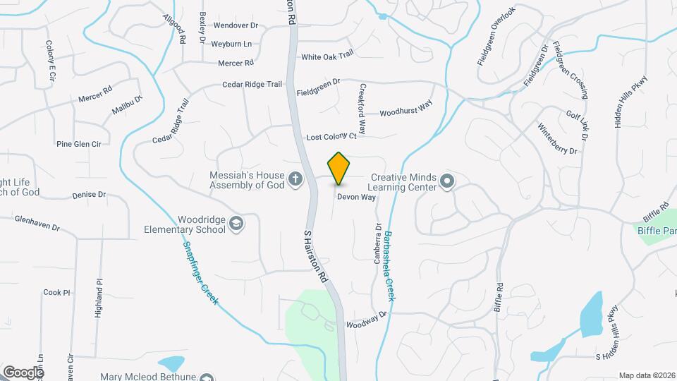 1614 Devon Ct Mapa y Detalles de la Ubicación