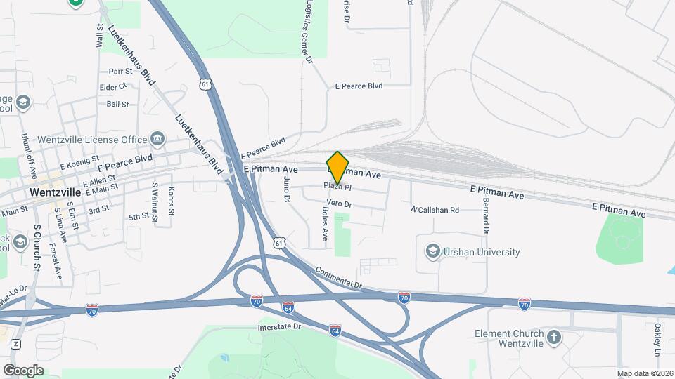 1426 Plaza Pl Map and Location Details