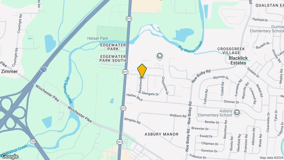 3402 Beachworth Dr Map and Location Details