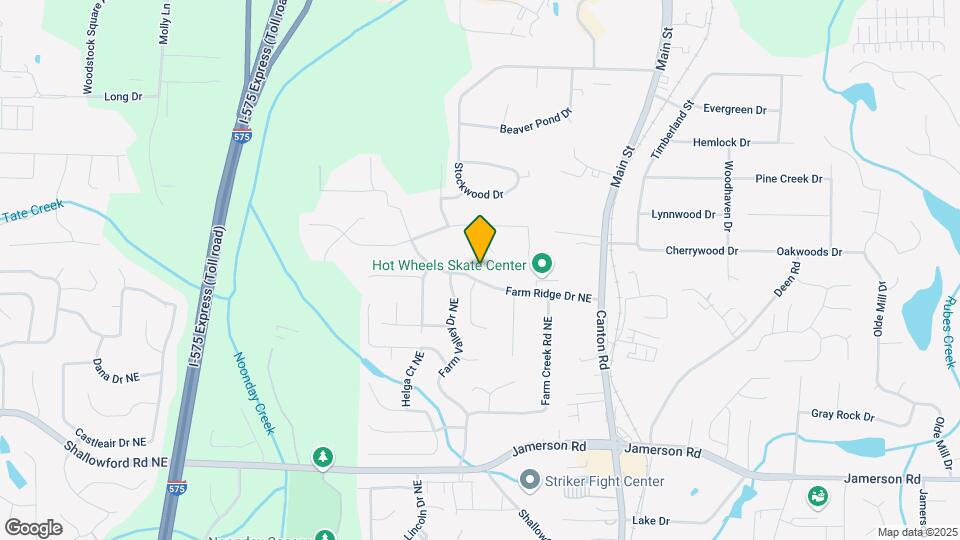 278 Farm Ridge Dr NE Map and Location Details