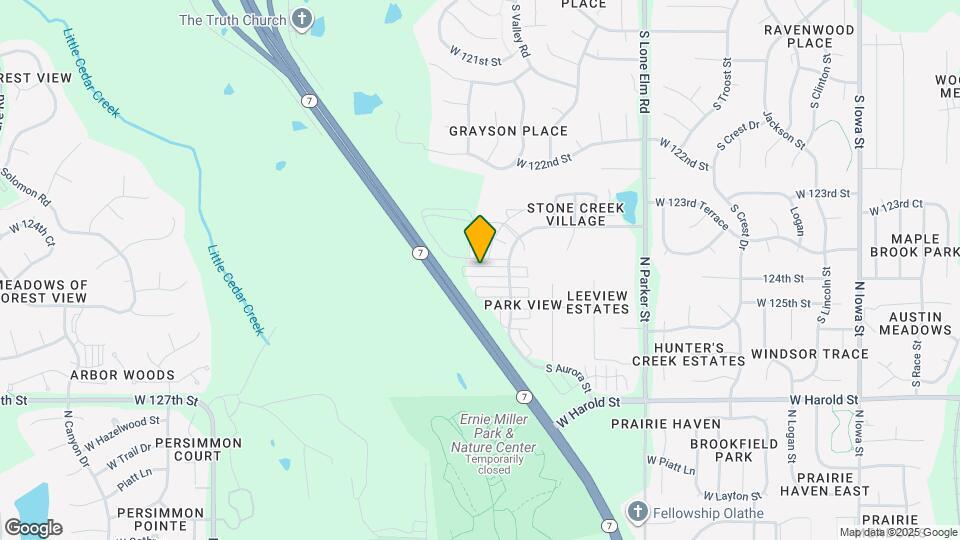 22131 W 124th Terrace Map and Location Details