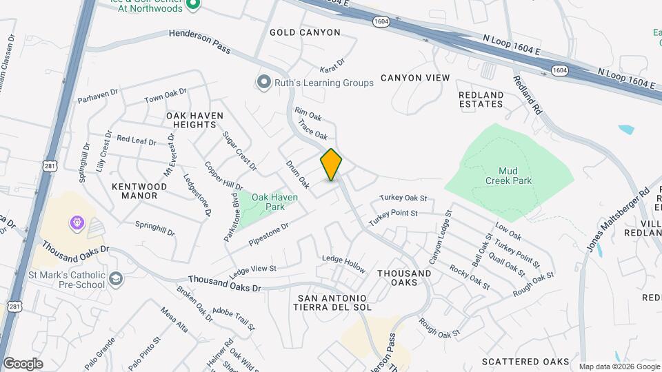 2427 Cedar Ridge Map and Location Details