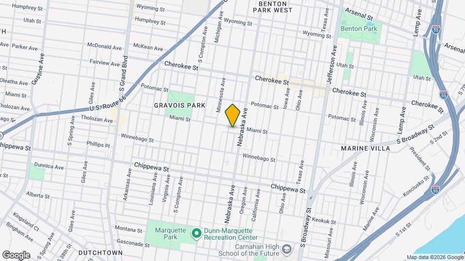 2918 Miami St Map and Location Details