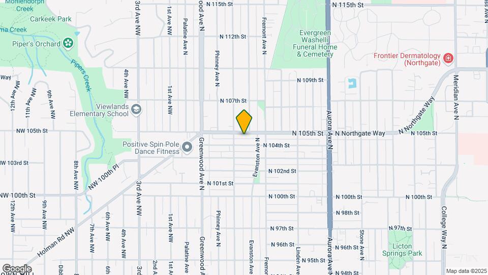 519 N 105th St Map and Location Details