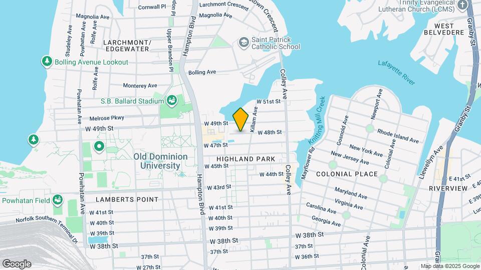 1027 W 48th St Map and Location Details
