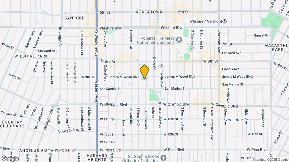 909 S Ardmore Ave Mapa y Detalles de la Ubicación