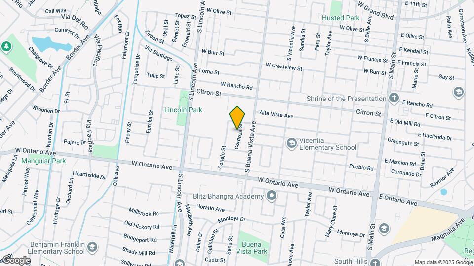 1970 Cordoza St Map and Location Details