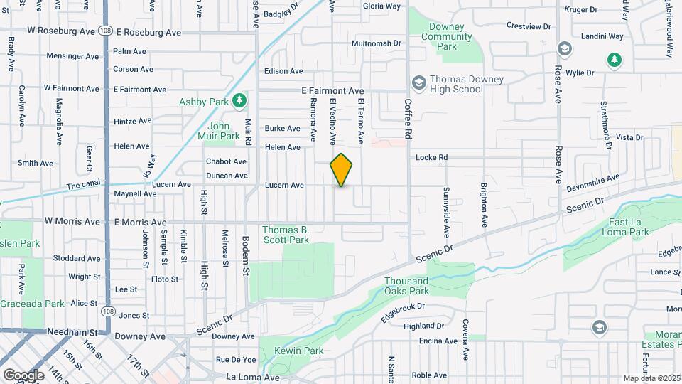 1100 Lucern Ave Map and Location Details