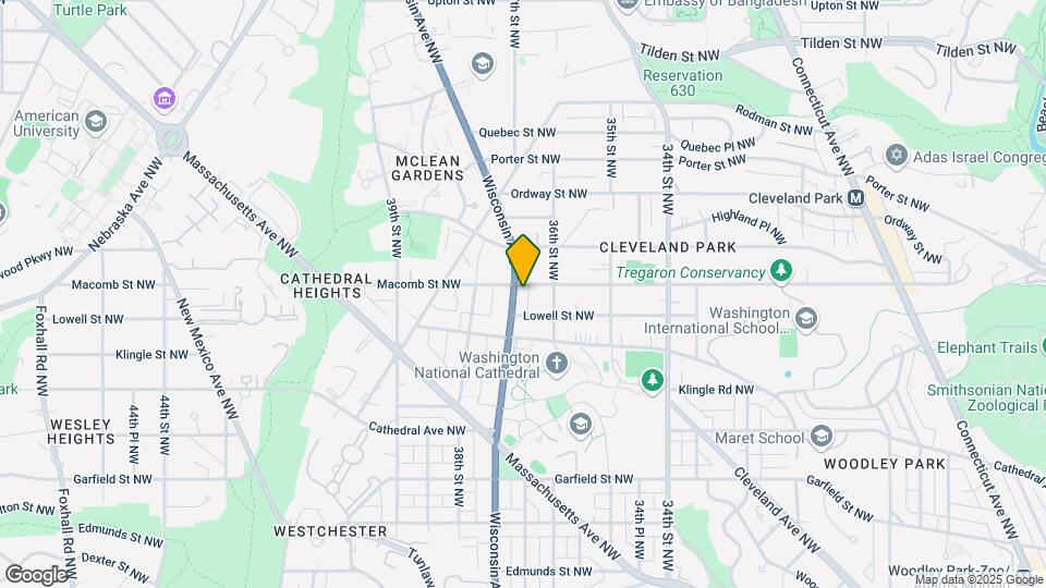 3217 Wisconsin Ave NW Mapa y Detalles de la Ubicación