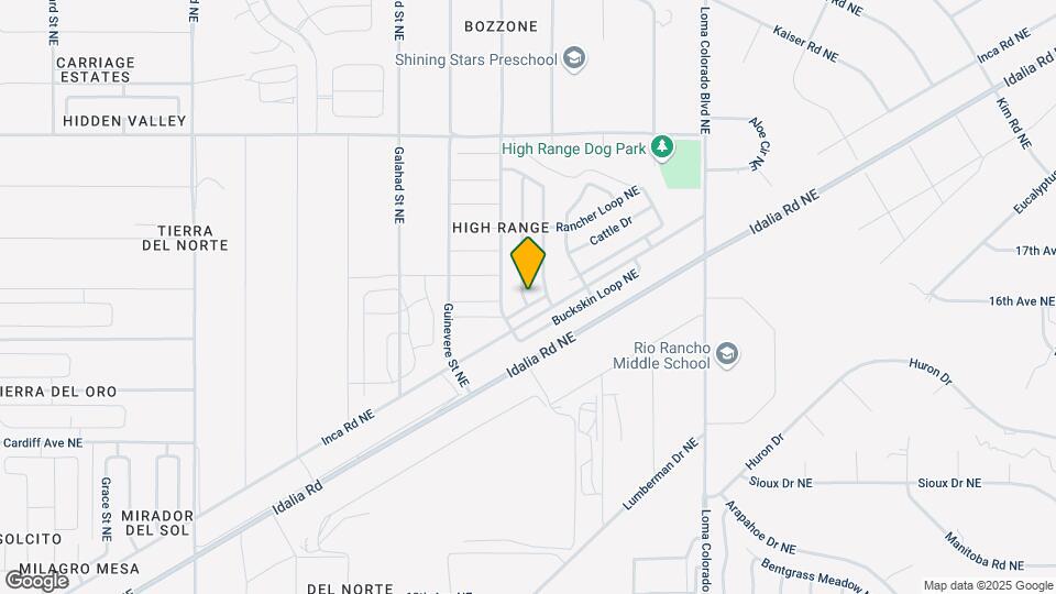 3621 Buckaroo Rd NE Map and Location Details