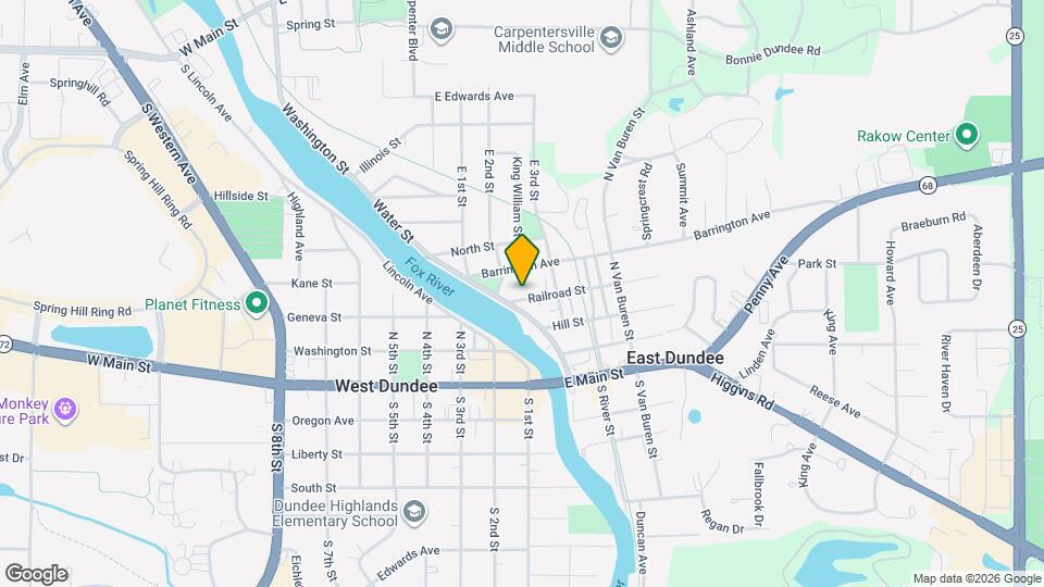 9 Railroad St Map and Location Details