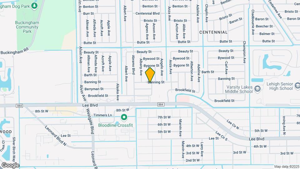 5401 Banning St Map and Location Details