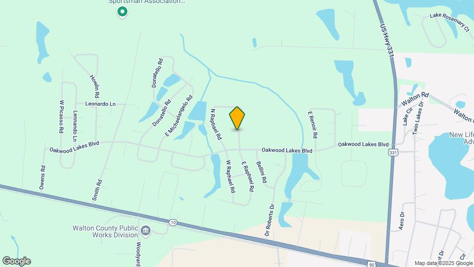 544 N Raphael Rd Map and Location Details
